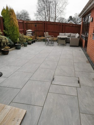 Grey Porcelain Patio